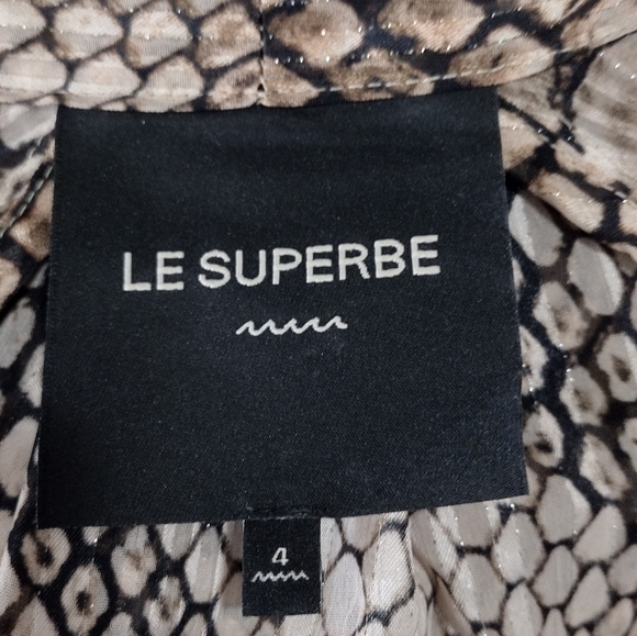 Le Superbe Animal Print Dress Size 4 - Picture 7 of 9